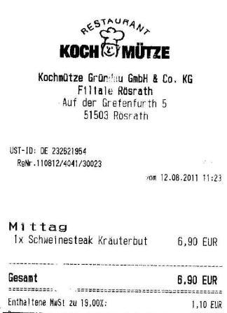 sftg Hffner Kochmtze Restaurant